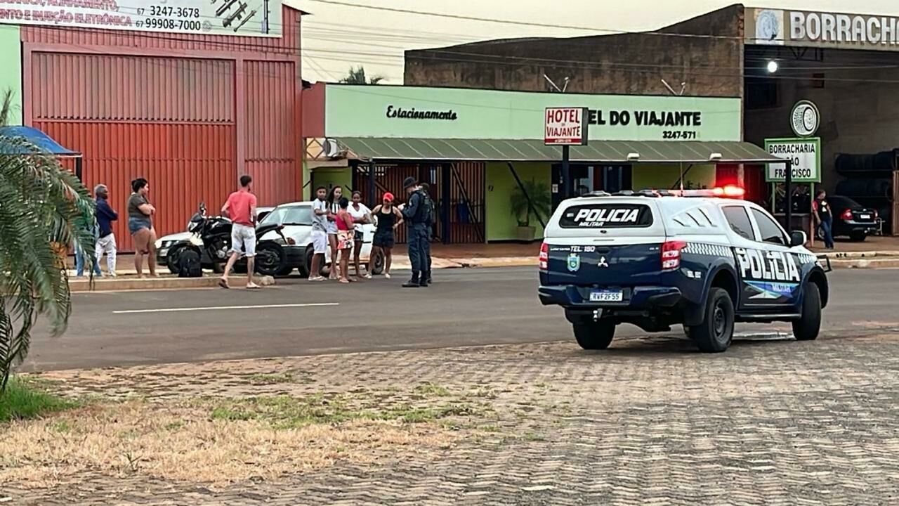 Imagem de compartilhamento para o artigo Polícia registra acidente entre veículos na Avenida Kendi Nakai, em Costa Rica da MS Todo dia